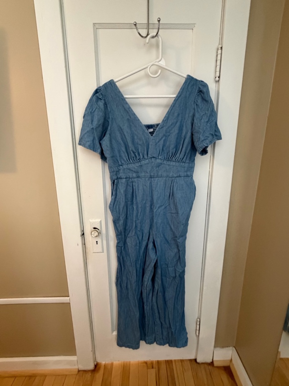 Old Navy Light Blue Denim Jumpsuit